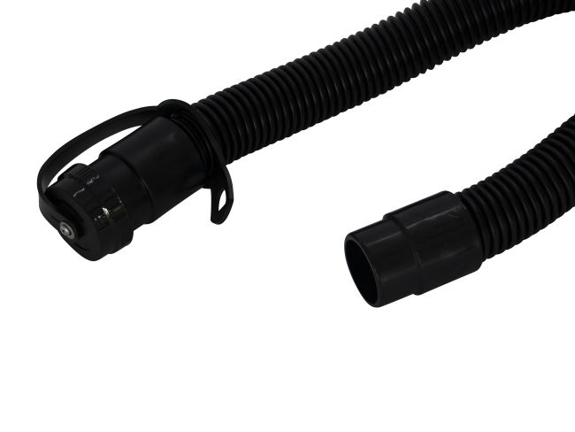 Produktbild Ablassschlauch NW 38 mit Quetschtülle+Deckel, Länge 1000 mm, Farbe schwarz